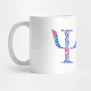 Psi Tropical Letter Mug